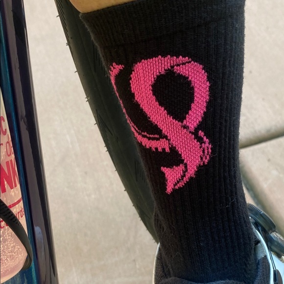 Sock Guy Breast Cancer Bike Gear Ribbon - Picture 2 of 5